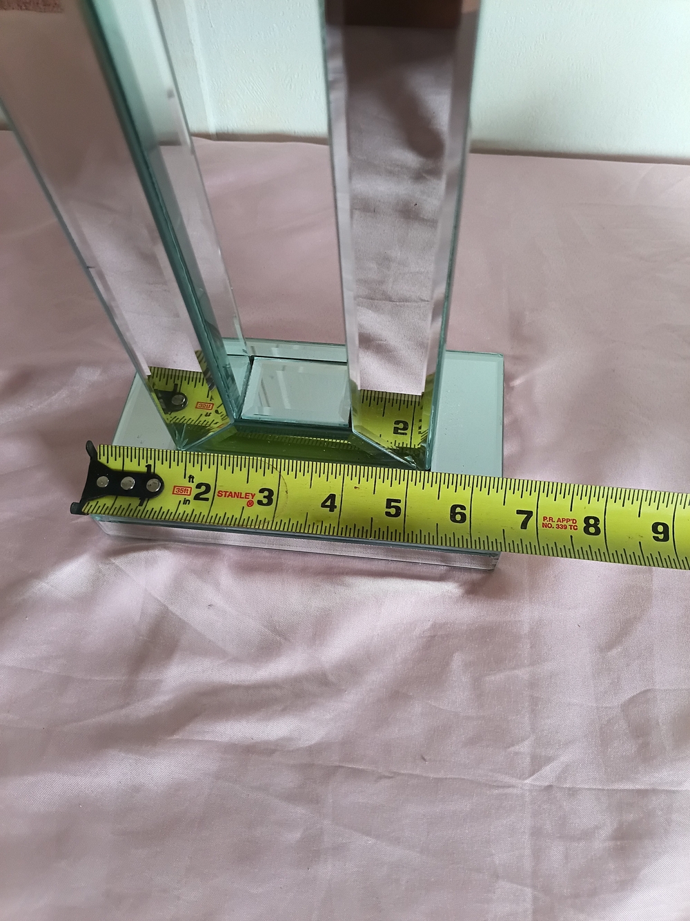 Z Gallerie Mirrored Column Candle Holders - Silver - Picture 14 of 15